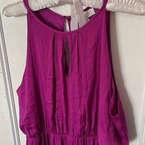 Jennifer Lopez maxi dress Fushia color